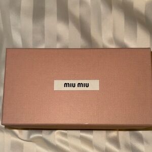Miu Miu Blush Pink Gift Box